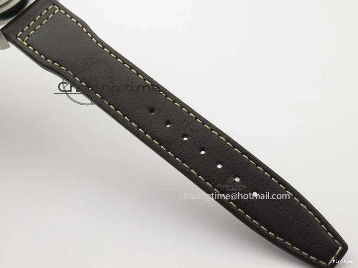 MIROTIME 0601 Pilot Chrono SS IW387808 CF3 ZF 1:1 Best Edition On Brown Leather Strap A Soft 7328
